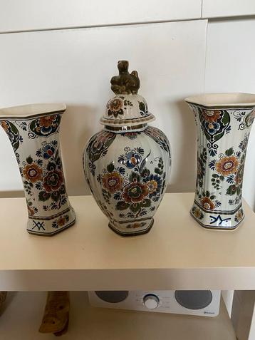 Delfts Blauw Vaas Set beschikbaar voor biedingen
