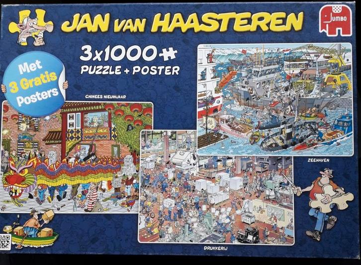 Jan van Haasteren puzzels, Hobby en Vrije tijd, Denksport en Puzzels, Zo goed als nieuw, Legpuzzel, 500 t/m 1500 stukjes, Ophalen of Verzenden