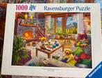 Ravensburger puzzel. Cosy Cabin. 1000 stukjes., Ophalen of Verzenden, 500 t/m 1500 stukjes, Zo goed als nieuw, Legpuzzel