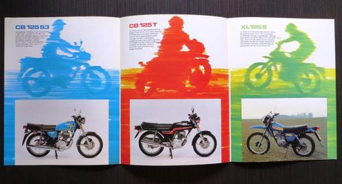 Nederlandse folder Honda CB 125S3 CB 125T XL 125S - 1979, Motoren, Handleidingen en Instructieboekjes, Honda, Verzenden