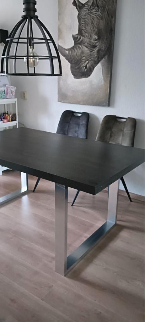 Lentini Estv005 Eettafel 150 x 90 x 75, Huis en Inrichting, Tafels | Eettafels, Gebruikt, 50 tot 100 cm, 200 cm of meer, Rechthoekig