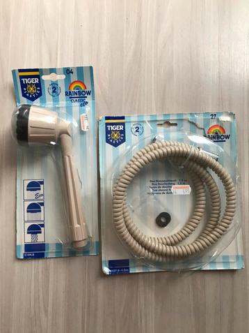 TIGER RAINBOW ECO DOUCHEKOP INCL 1,5 M DUO SLANG BEIGE COMPL beschikbaar voor biedingen
