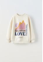 zara sweatshirt 152 mountain print, Ophalen of Verzenden, Zo goed als nieuw, Meisje, Shirt of Longsleeve