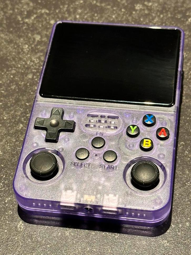 R36S Retro handheld videogameconsole, Spelcomputers en Games, Spelcomputers | Overige, Zo goed als nieuw, Ophalen