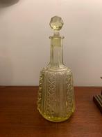 Art deco karaf uraniumglas –Verreries de Scailmont, ca. 1930, Antiek en Kunst, Antiek | Glas en Kristal, Ophalen of Verzenden