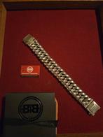 Buddha to buddha armband chain, Sieraden, Tassen en Uiterlijk, Armbanden, Ophalen of Verzenden, Zo goed als nieuw, Zilver, Zilver