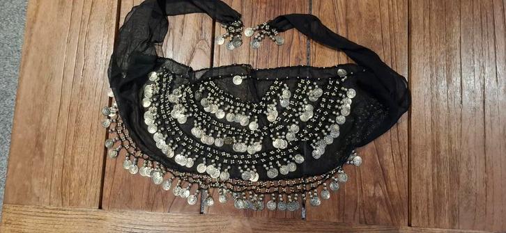 Buikdans heupdoek met munten, Kleding | Dames, Carnavalskleding en Feestkleding, Gedragen, Accessoires, Overige thema's, Ophalen