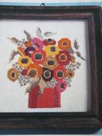 Borduurpatroon  Retro bloemen      nr 6305 74, Verzenden, Nieuw, Handborduren, Patroon