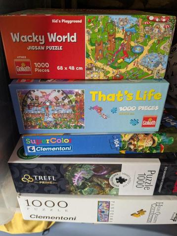 Diverse puzzels beschikbaar voor biedingen