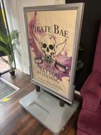 Stoepbord groot, Ophalen