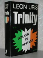 Leon Uris - Trinity (gebonden zwart met omslag), Ophalen of Verzenden, Gelezen