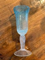 Vintage bubbeltjes wijnglazen 21,5 cm hoog, Ophalen of Verzenden