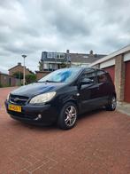 Hyundai Getz 1.4 5DRS 2008 Zwart, Auto's, Voorwielaandrijving, 450 kg, 4 cilinders, Parkeersensor