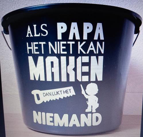 Leuke emmers met tekst, Huis en Inrichting, Emmers, Nieuw, Kunststof, Ophalen of Verzenden
