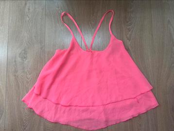 Dames top zomerhemdje roze maat S/M beschikbaar voor biedingen