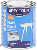 Gezocht: Spectrum cool grey (Action), Minder dan 5 liter, Ophalen of Verzenden, Gebruikt, Verf