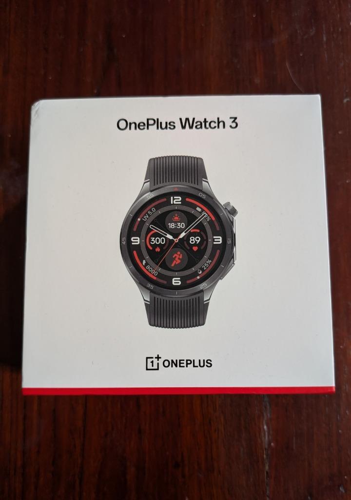 Oneplus watch 3, Sieraden, Tassen en Uiterlijk, Smartwatches, Zo goed als nieuw, Android, Zwart, Afstand, Calorieverbanding, Conditie