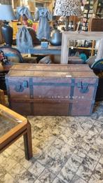 Antieke boot kist, Huis en Inrichting, Woonaccessoires | Kisten, Ophalen, Zo goed als nieuw, Minder dan 50 cm