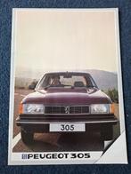 Brochure PEUGEOT 305 - 1982/ GB., Gelezen, Peugeot, Ophalen of Verzenden