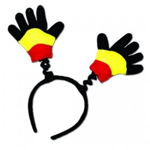 KROONTJE EN SJERP SUPPORTERS BELGIE NIEUW, Hobby en Vrije tijd, Feestartikelen, Nieuw, Hoed of Pruik, Carnaval, Ophalen of Verzenden