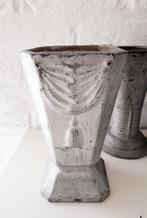 oude Franse grafvaas 20 cm, Ophalen of Verzenden