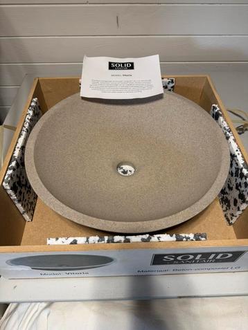 Solid sanitair victoria beton composiet wasbak * nieuw * beschikbaar voor biedingen