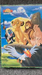 Disney Lion king puzzel 1000, Hobby en Vrije tijd, Ophalen of Verzenden, 500 t/m 1500 stukjes, Legpuzzel, Zo goed als nieuw