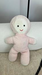 Vintage roze popje badstof, Ophalen of Verzenden, Zo goed als nieuw, Overige typen