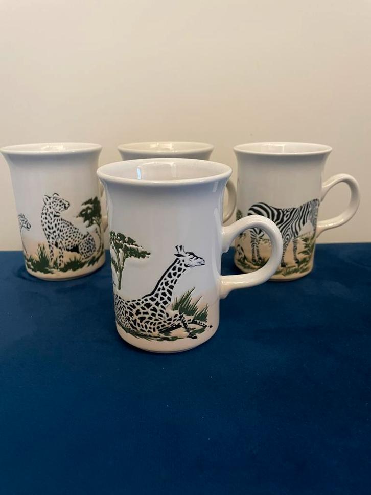 Churchill England | VTG African Safari Tea mugs | 1980’s, Antiek en Kunst, Antiek | Keramiek en Aardewerk, Ophalen of Verzenden