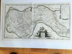 Zeeland, Zuid-Beveland, grote kopergravure, 1753, Antiek en Kunst, Kunst | Etsen en Gravures, Verzenden