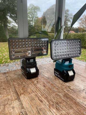 Draadloze LED Werk- Bouwlamp - Geschikt voor Makita 18V beschikbaar voor biedingen