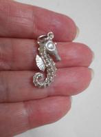 Zilveren vintage bedel zeepaardje nr.1678, Sieraden, Tassen en Uiterlijk, Bedels, Overige merken, Verzenden, Zo goed als nieuw