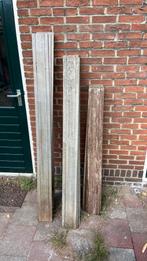 Hard houten schutting planken 32 stuks, Ophalen, Zo goed als nieuw, Planken