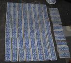 Antieke Maastricht wandtegels 1900's Grieks decor blauw wit, Ophalen