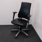 BMA Axia, Pro Max, Bureaustoel, Zwart leer, Hoge rug, Leder,, Gebruikt, -, Zwart, -