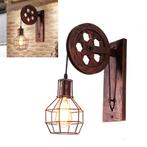 Retro Wielvormige Wandlamp, Huis en Inrichting, Lampen | Wandlampen, Niet ingevuld, Niet ingevuld, Nieuw, Metaal