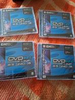 4 beschrijfbare dvds, Herschrijfbaar, Nieuw, Ophalen of Verzenden, Dvd