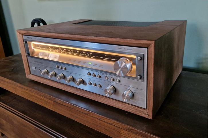 Onkyo Monsterreceiver in speciaal gemaakte woodcase, Huis en Inrichting, Kasten | Televisiemeubels, Minder dan 100 cm, 25 tot 50 cm