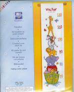 Cado vervaco borduurpakket groeimeter, ark van noach, victor, Ophalen of Verzenden, Nieuw, Handborduren, Borduurpakket