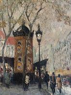 Toon Verplak 1901-1966   Parijs   70x50 cm., Ophalen of Verzenden