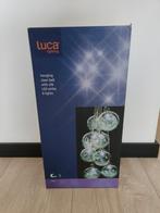 Luca Lightning Hanging Clear Ball with Silk Led White, Huis en Inrichting, Lampen | Overige, Zo goed als nieuw, Ophalen