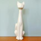 hoge vintage KAT poes object beeld porselein eighties 50's, Ophalen of Verzenden, Gebruikt, Dier