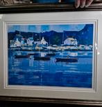 Leuk havenzicht schilderij, Antiek en Kunst, Ophalen of Verzenden