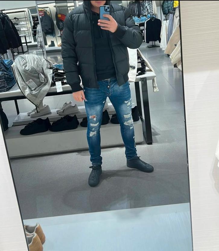 Philipp Plein Jeans, Kleding | Heren, Spijkerbroeken en Jeans, Zo goed als nieuw, W32 (confectie 46) of kleiner, Blauw, Ophalen of Verzenden