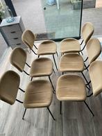 HKliving eetkamerstoel Set van 6 velvet zand, Huis en Inrichting, Stoelen, Ophalen, Overige kleuren, Zo goed als nieuw, Metaal