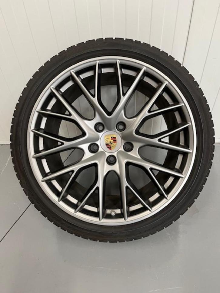 Porsche Panamera Sport Design 21 inch velgen origineel, Auto-onderdelen, Banden en Velgen, Banden en Velgen, Winterbanden, 21 inch
