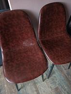 Stoelen bruin, Huis en Inrichting, Ophalen, Zo goed als nieuw, Bruin, Twee