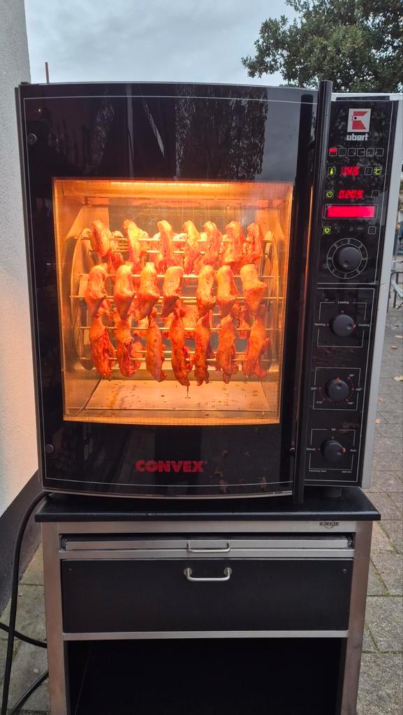 Ubert Convex Kippengrill RT-506cc Professioneel, Zakelijke goederen, Horeca | Keukenapparatuur, Ophalen