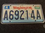 Kentekenplaat licenseplate Washington 2 USA, Verzamelen, Auto's, Gebruikt, Ophalen of Verzenden
