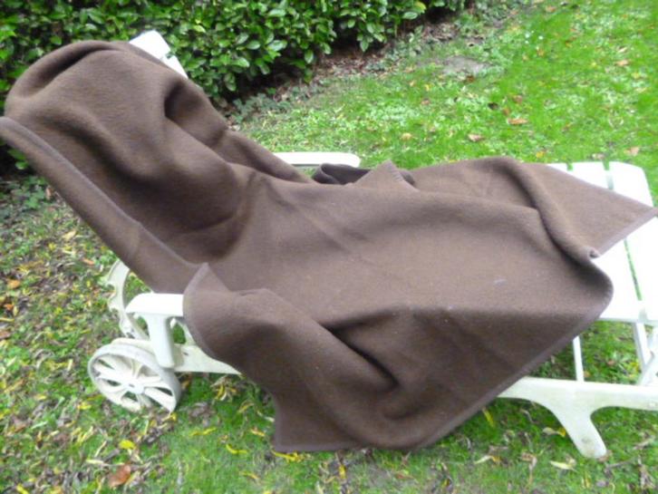 Dralon deken Didas 220x 140 cm   bruin 1pers, Huis en Inrichting, Woonaccessoires | Plaids en Woondekens, Gebruikt, Ophalen of Verzenden